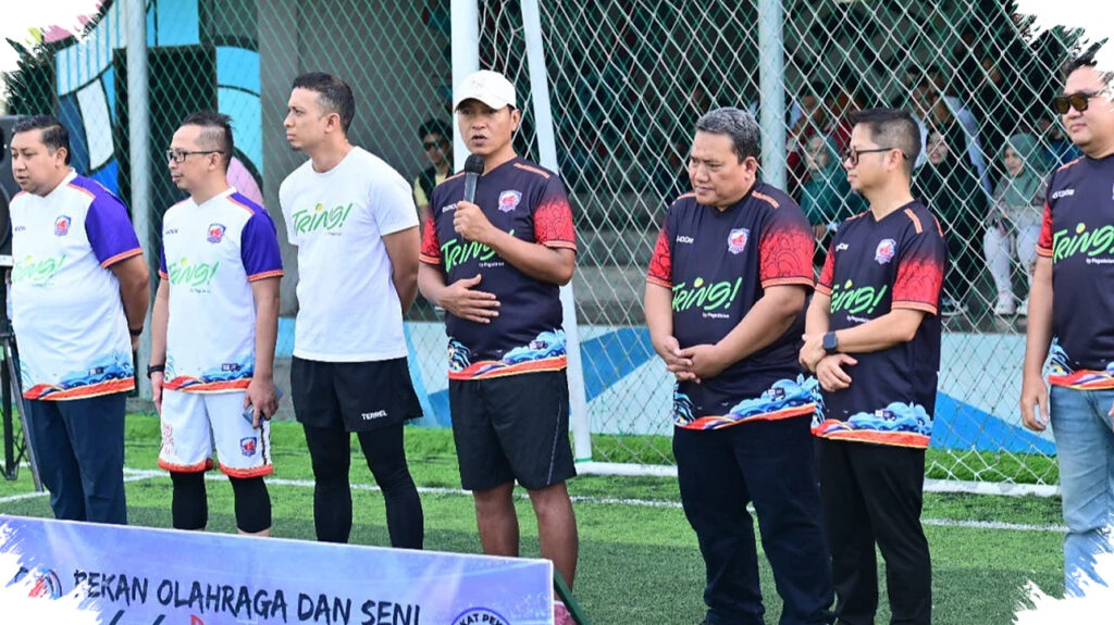 Porseni Meriahkan Hari Buruh di Pegadaian Makassar, Manajemen dan Pekerja Makin Kompak