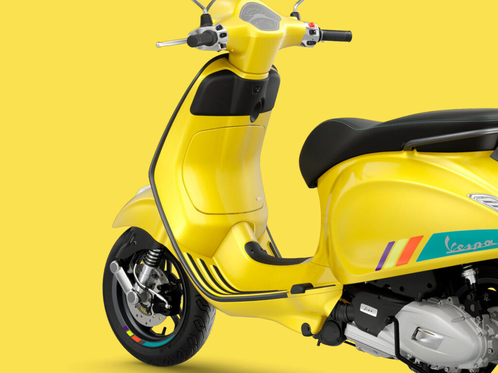 ABS Depan dan Lampu LED Jadi Andalan, Vespa Primavera Kuning 2026 Makin Berkelas dan Modern
