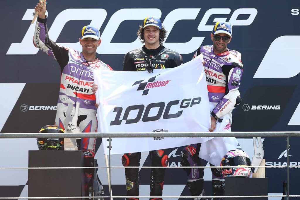 Poin Podium MotoGP Le Mans Bisa Bawa Pulang Aerox 155, Begini Cara Main Bold Riders Podium Picks