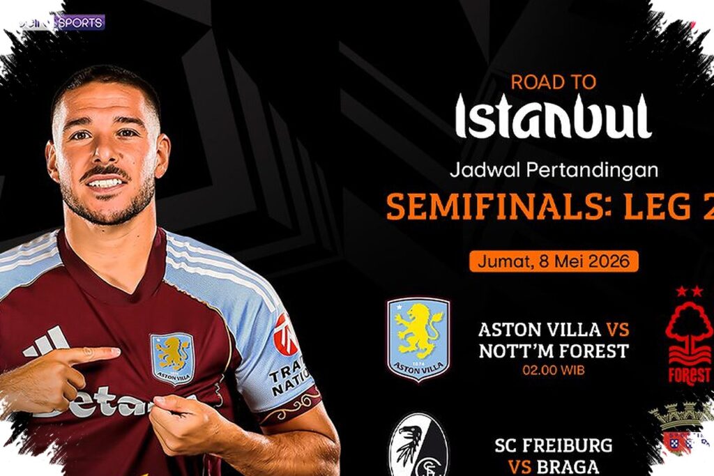 Aston Villa Kejar Balas Kekalahan, Freiburg Bawa Asa Saat Dua Tiket Final Liga Europa Diperebutkan di Vidio