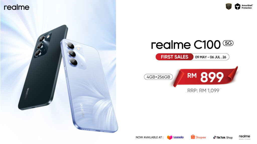Realme C100i Dibanderol Rp 2 Jutaan, Seri C100 Tawarkan Baterai Hingga 8.000mAh