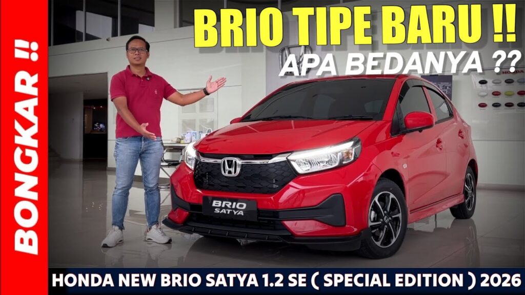 Satya Dan RS Bikin Honda Brio 2026 Punya Dua Karakter, Harga Mulai Rp170,4 Juta
