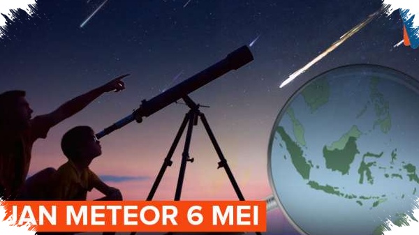 Cahaya Bulan Bisa Ganggu Eta Aquarids, Namun Puncaknya Tetap Paling Menarik Pada 5-6 Mei 2026