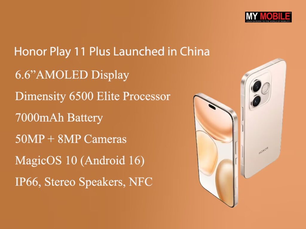 Baterai 7.000 mAh Dalam Bodi 7,34 Mm, Honor Play 11 Plus Tampil Sangat Ringkas