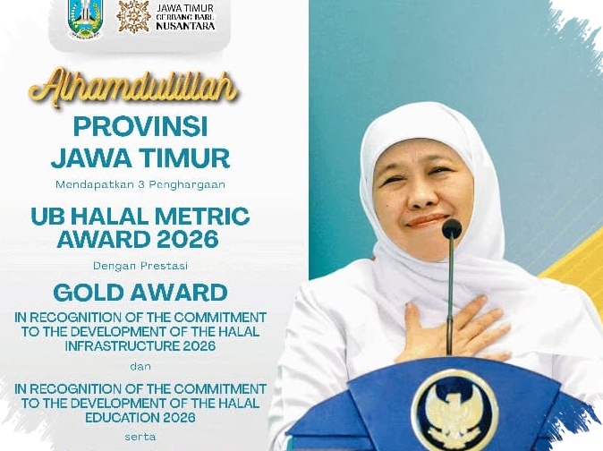 Tiga Penghargaan Halal Menguatkan Jatim, Pesantren dan Kampus Jadi Penopang Ekonomi Syariah