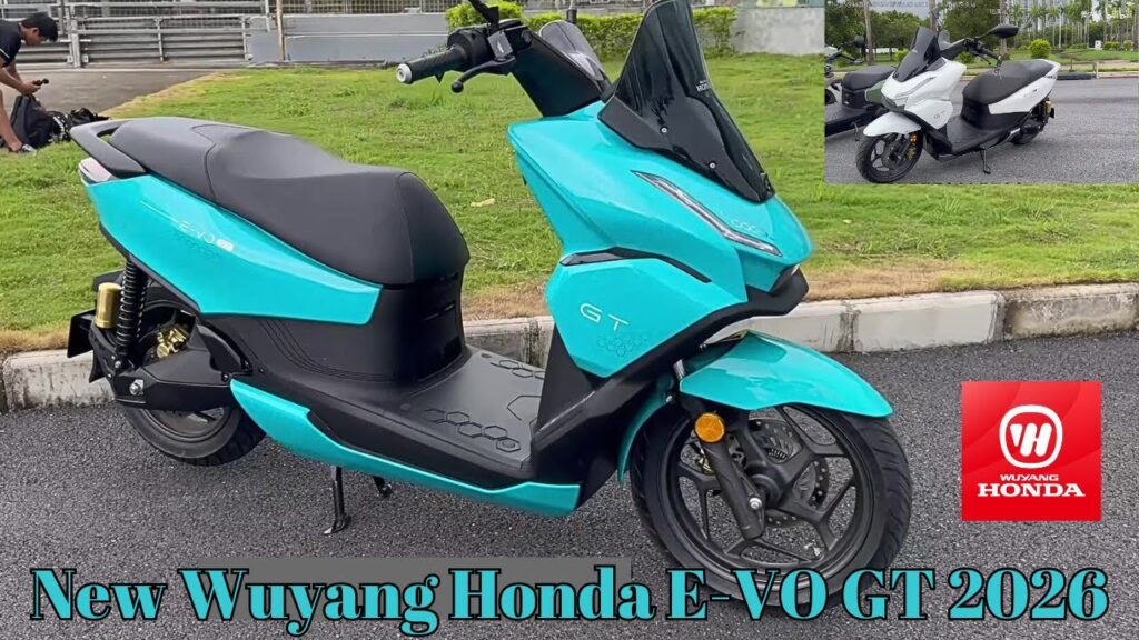 Tiga Motor Wuyang Honda di Guangzhou, Kontras Skuter Hemat dan Listrik Futuristis Terlihat Jelas