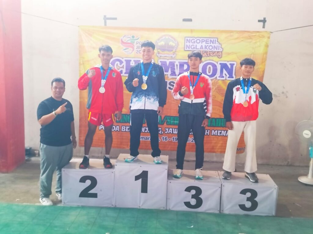 Empat Siswa SRMP 21 Manado Naik Podium Wushu Nasional, Satu Raih Emas dan Perunggu