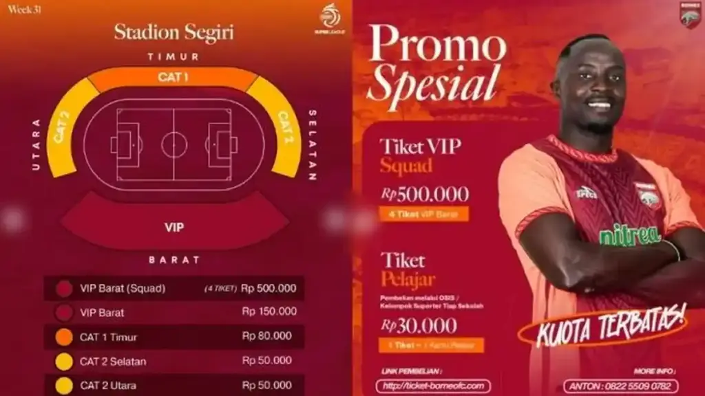 Persita Hadang Langkah Borneo FC, Segiri Jadi Penentu Dalam Perburuan Persib