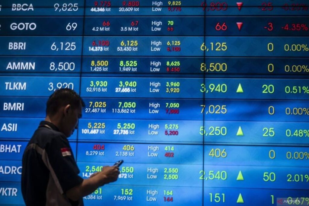 Rotasi Sektor Mengangkat IHSG Tipis, 376 Saham Masih Melemah Di Layar Bursa