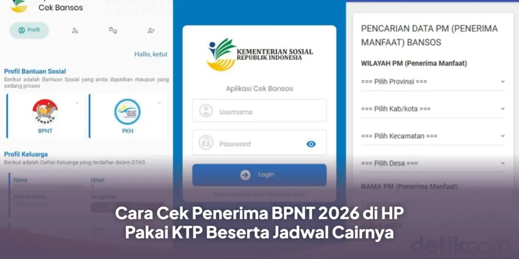 Lewat HP, Status Penerima PKH Dan BPNT Tahap Kedua Bisa Dicek Sebelum Pencairan April 2026