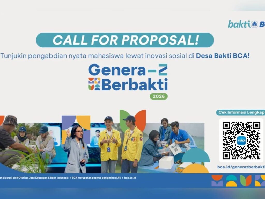 Delapan Tim Mahasiswa Masuk Final Genera-Z Berbakti BCA 2026, Dari 260 Lebih Proposal Yang Tersisih