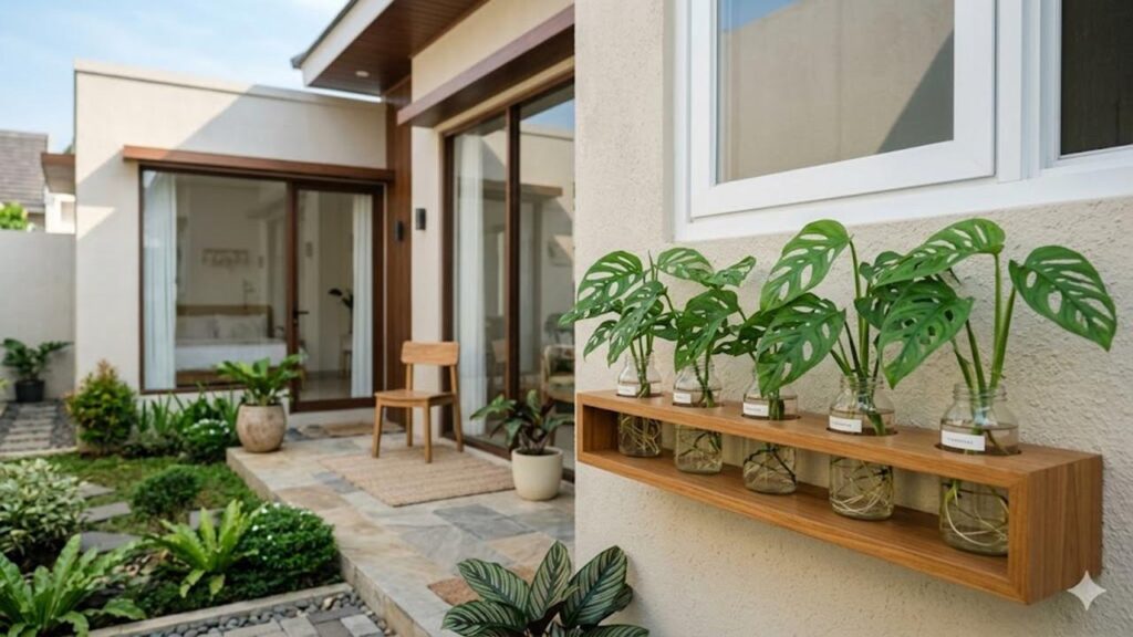 Peace Lily, Spider Plant, Dan Bambu Rejeki Bikin Ruang Kecil Terlihat Lebih Rapi dan Estetik