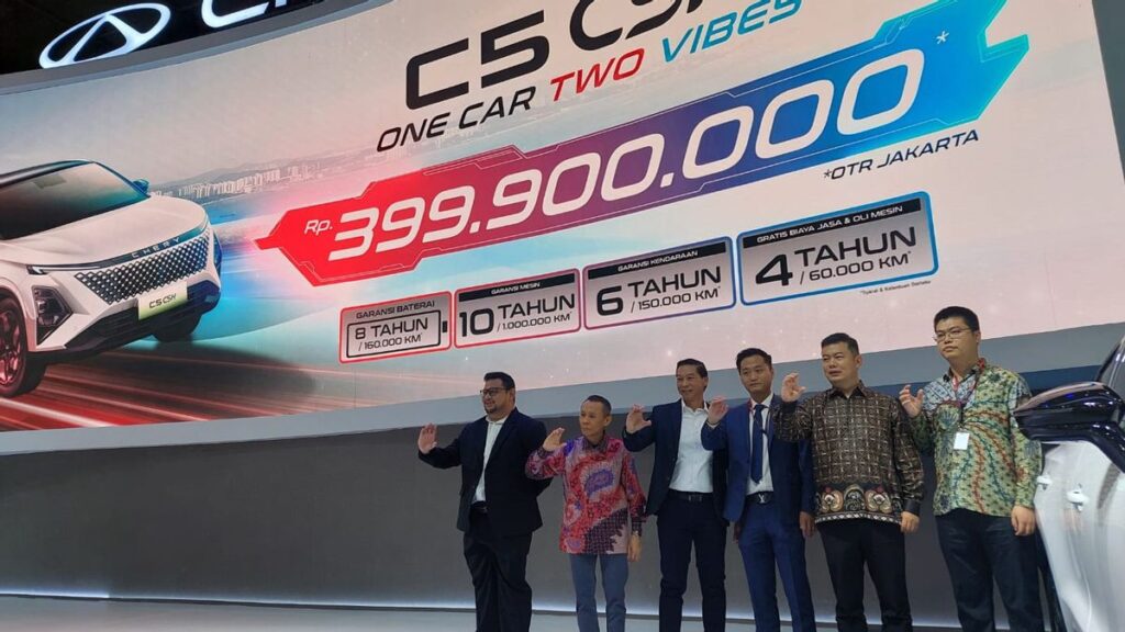 Tenaga 201 HP dan Jarak Tempuh 1.000 Km, Chery C5 CSH 2026 Dibuka Mulai Rp324,9 Juta