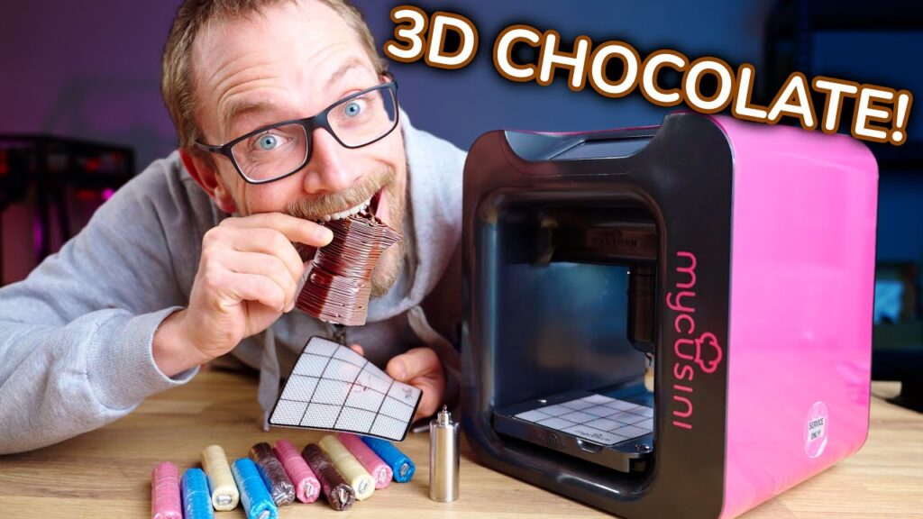 Dibuat Khusus Untuk Cokelat, Mesin 3D Ini Menawarkan Bentuk Sajian Yang Lebih Unik