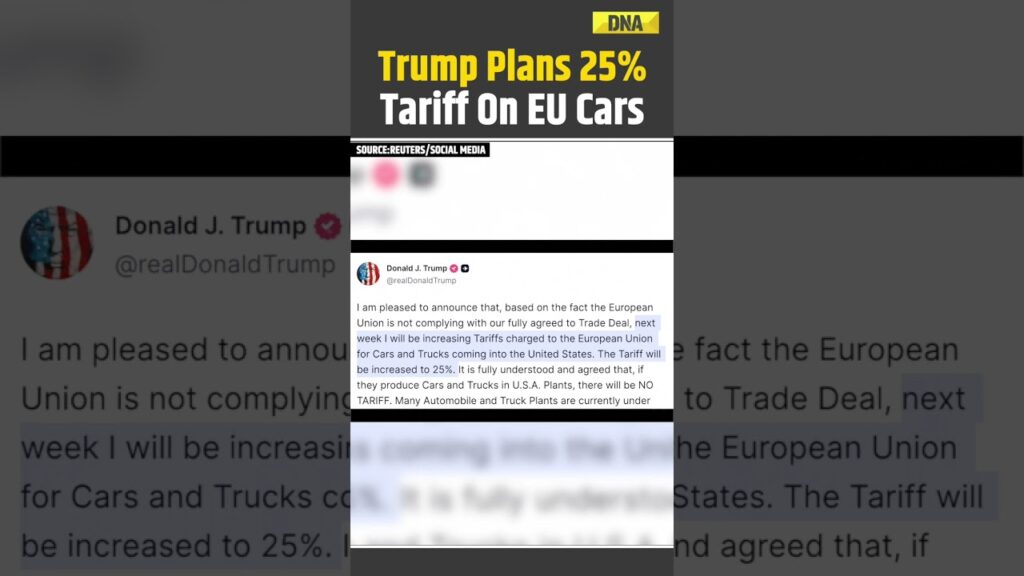 Tarif 25 Persen Trump Ancam Mobil Eropa, Brussel Siapkan Langkah Balasan