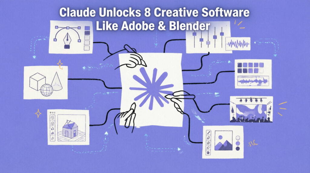 Claude Kini Terhubung Ke Adobe, Blender, Dan Ableton, Kerja Kreatif Bisa Lebih Ringkas