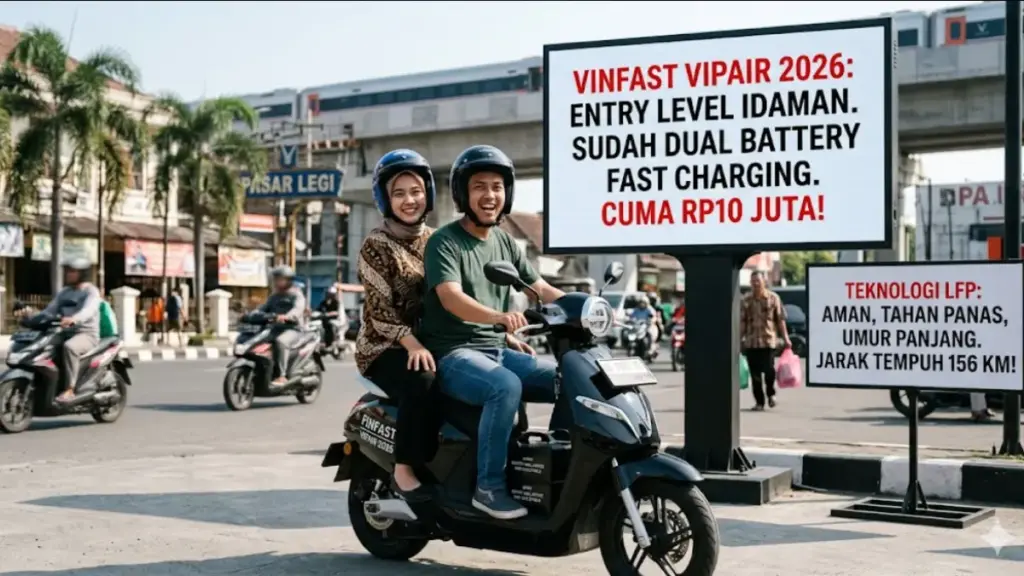 Harga VinFast Dibuka Mulai Rp9,5 Juta, Skutik Listriknya Langsung Bawa GPS Dan Dual Baterai LFP