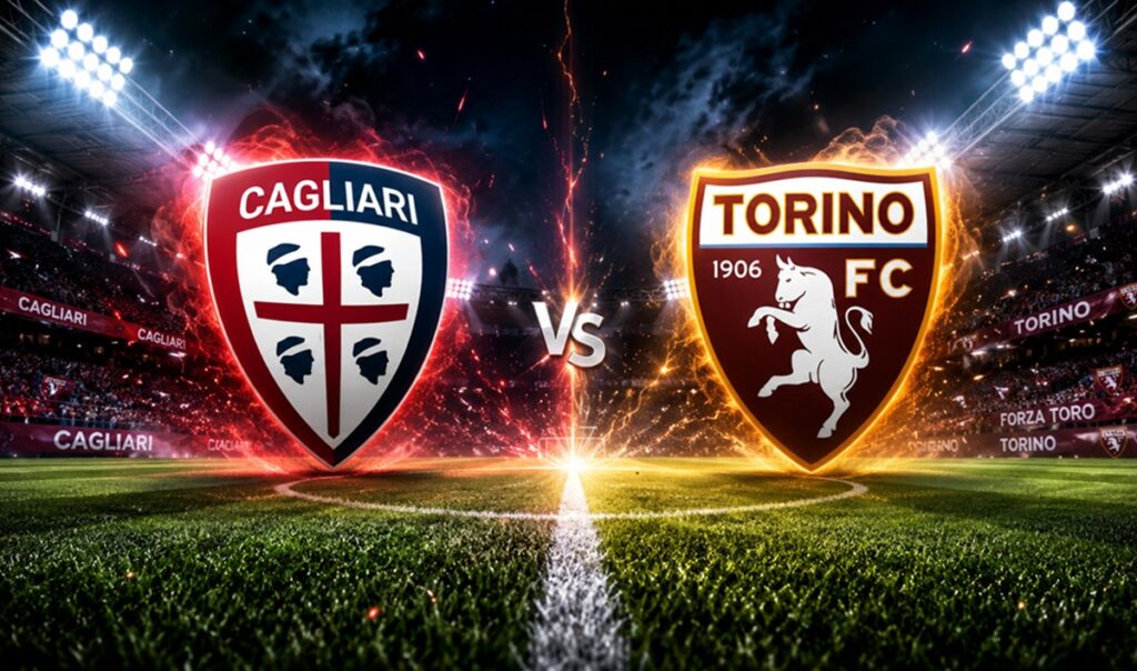 Torino Jaga Papan Atas di Sardinia, Cagliari Dituntut Bangkit di Unipol Domus