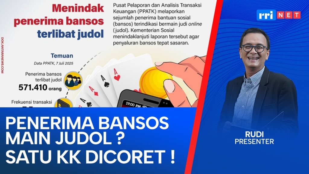 Penyalahgunaan Bansos Ditebas, Kemensos Hapus 11 Ribu Penerima Karena Judi Online