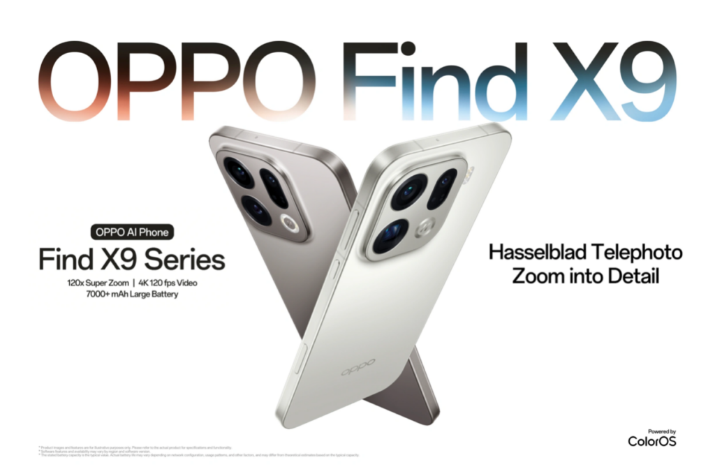 Baterai 7025mAh Oppo Find X9 Mencuri Perhatian, Desain Kotak Barunya Makin Tegas
