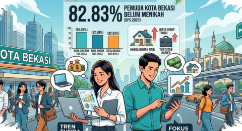 Mayoritas Pemuda Bekasi Belum Menikah, Tekanan Biaya Hidup Membuat Nikah Kian Mundur