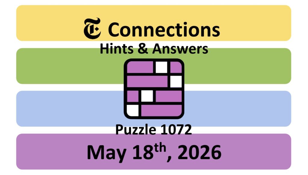 Empat Kategori Tersembunyi Di NYT Connections 18 Mei, Satu Kata Salah Bisa Menjebak Langsung