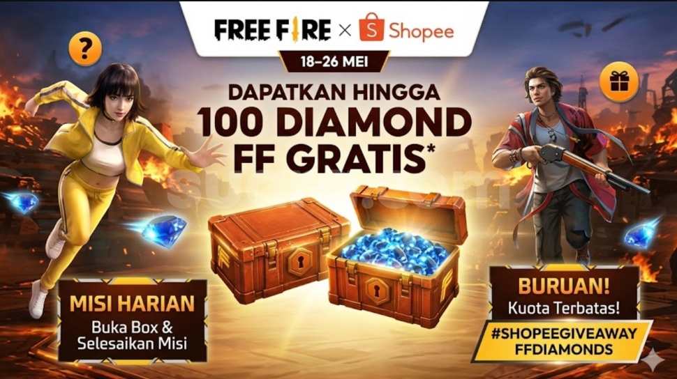 Lucky Shop Gantikan Mystery Shop, 31 Kode Redeem FF Siap Buka Peluang 100 Diamond dan Bundle Undersea