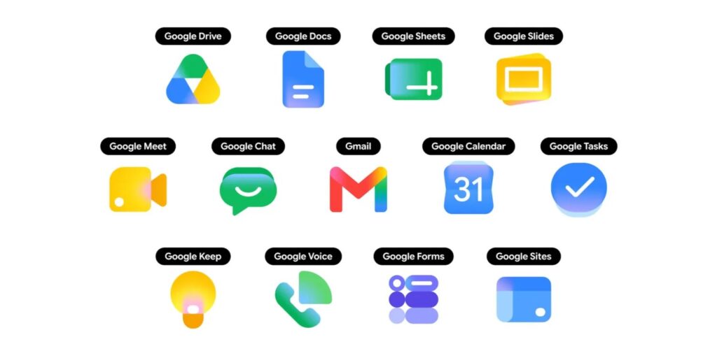 Ikon Workspace Google Berubah Bertahap, Gradasi Baru Bikin Tampilan Aplikasi Lebih Modern