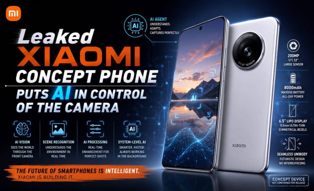 Xiaomi Siapkan Ponsel Konsep Dengan AI Aktif Terus-Menerus, Kamera Tak Lagi Menunggu Perintah User