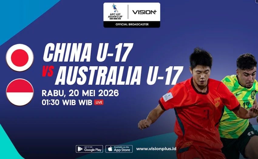 Australia U17 dan China U17 Berebut Satu Tiket Final, Semifinal AFC U17 Tayang Di VISION+