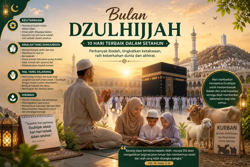 Tiga Amalan Ringan Di Awal Dzulhijjah, Pahalanya Disebut Berlipat Ganda