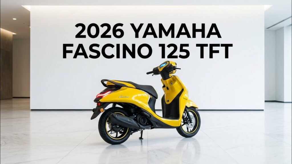 Panel TFT Full-Color Jadi Andalan, Yamaha Fascino 125 Fi Hybrid 2026 Tampil Lebih Modern