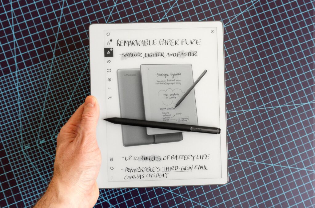 Tulisan Seperti Di Kertas, Remarkable Paper Pure Bikin Catatan Digital Lebih Ringkas