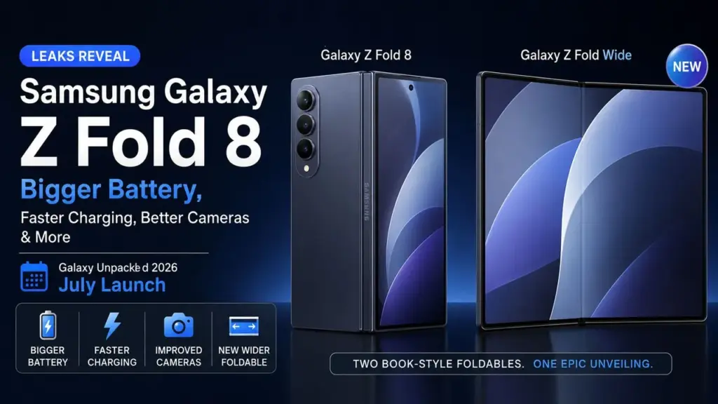 Baterai 5.000 mAh Dan Cas 45 Watt Siap Hadir Di Galaxy Z Fold8 Yang Lebih Tipis