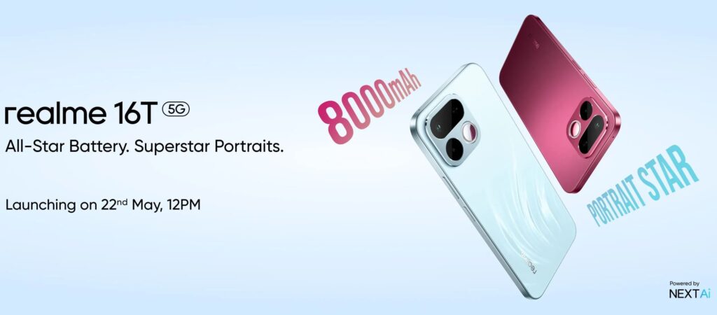 Baterai 8.000mAh Dan Layar 144Hz, Realme 16T Siap Menantang Kelas Menengah Atas