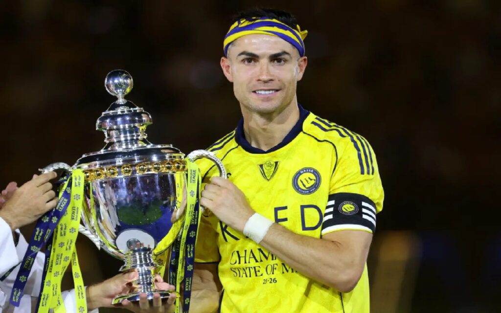 Al Nassr Kunci Gelar Liga Saudi Ke-11, Ronaldo Tak Kuasa Menahan Tangis di Lapangan