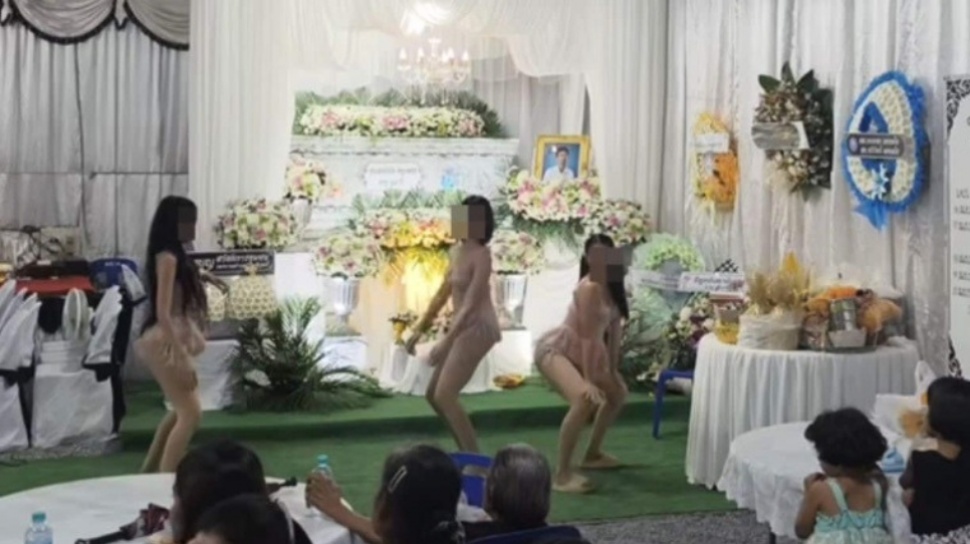 Permintaan Terakhir Winit Ditepati, Pemakaman Di Thailand Berubah Jadi Penuh Tarian