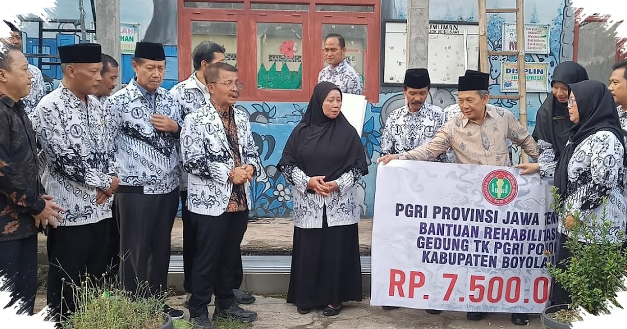 Dana PGRI Jawa Tengah Dipakai Memulihkan TK PGRI Pojok di Boyolali, Anak Tetap Bisa Belajar Aman