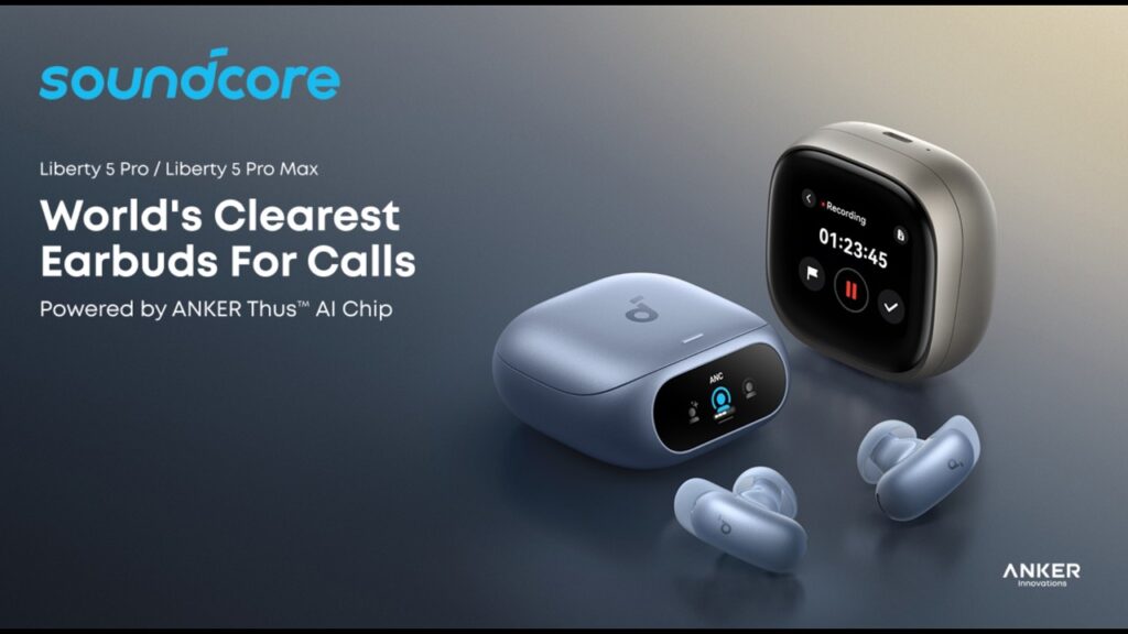 Layar AMOLED Dan Rekaman AI Jadi Andalan, Liberty 5 Pro Max Ubah Earbud Menjadi Alat Kerja