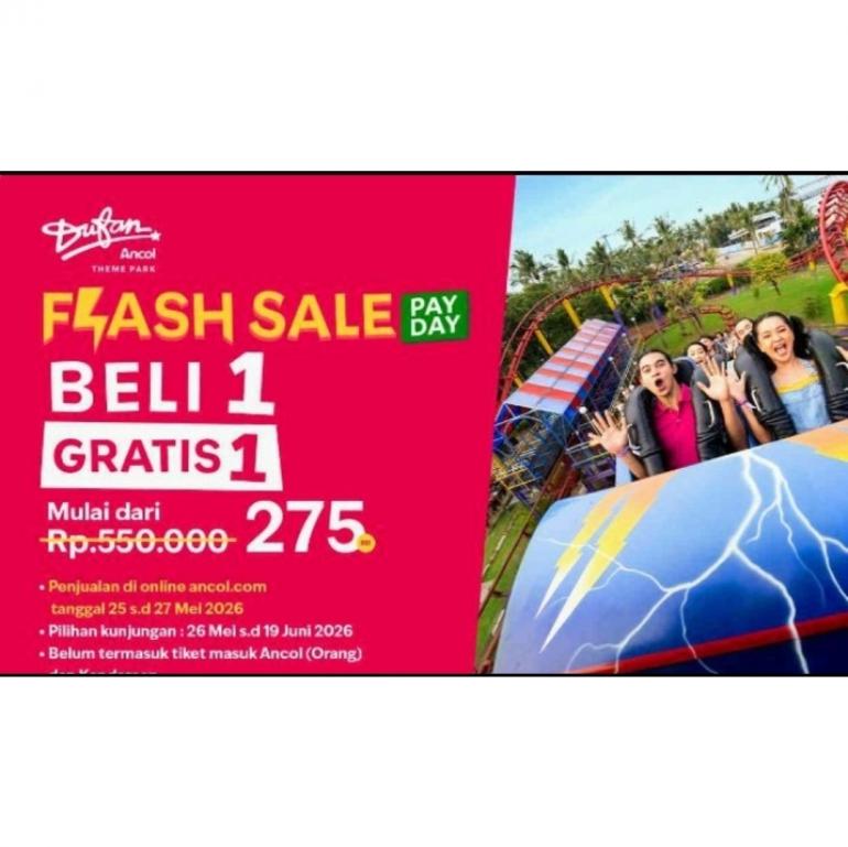Dufan Buka Beli 1 Gratis 1 Saat Payday, Tiket Bisa Dipakai Sampai 19 Juni 2026