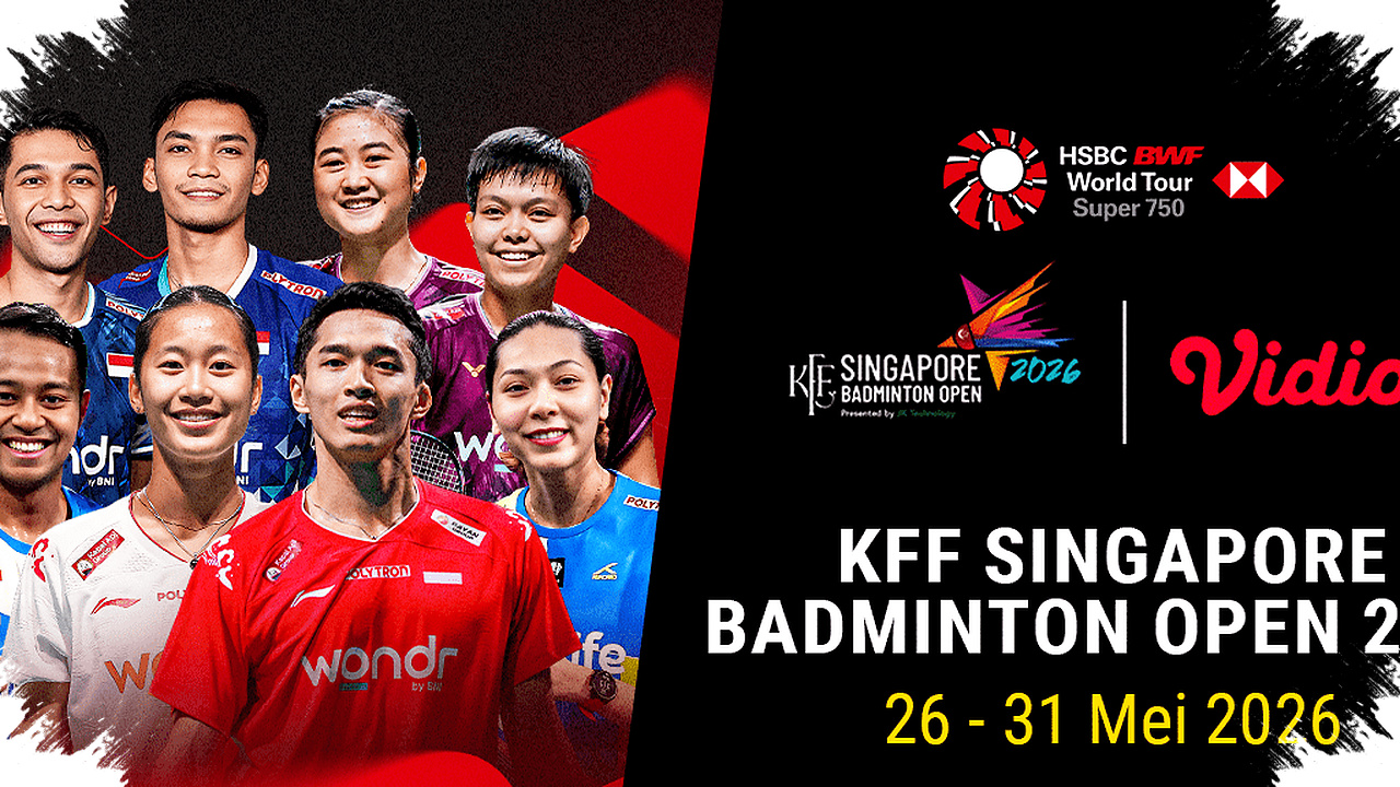 15 Wakil Indonesia Langsung Hadapi Undian Berat Di KFF Singapore Open 2026, Tayang Di Vidio