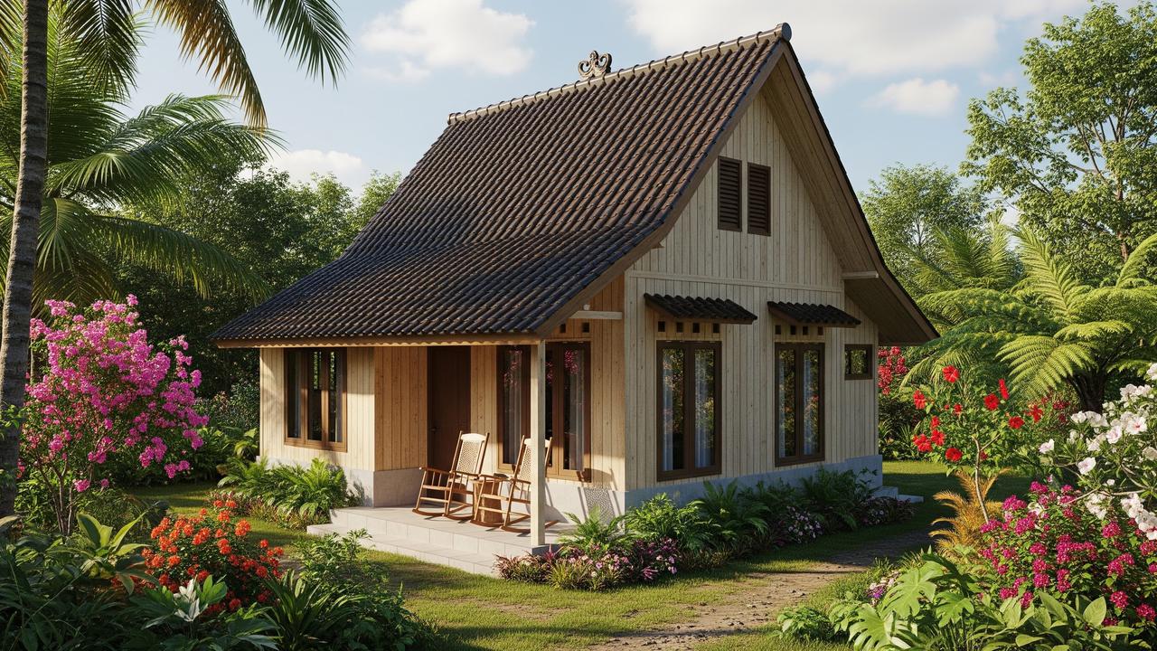 Rumah Kampung 1 Kamar Bisa Tampak Mewah, Asal Desainnya Hemat dan Rapi