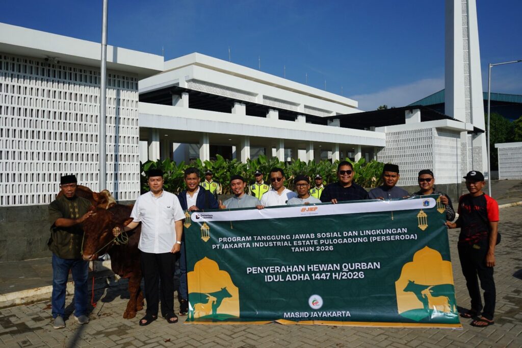 Kolaborasi Banyak Pihak, 34 Sapi Kurban PT JIEP Disalurkan ke Beragam Wilayah DKI Jakarta