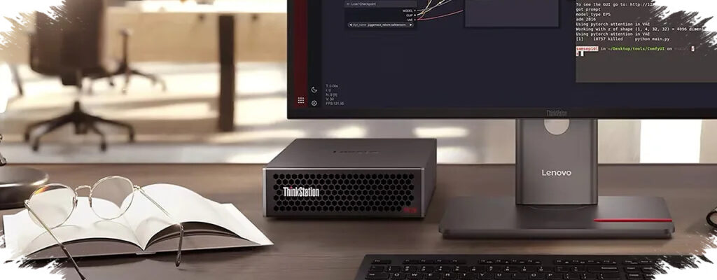 ThinkStation PGX Hadirkan Tenaga AI Setara Peladen Dalam Bodinya Yang Ringkas