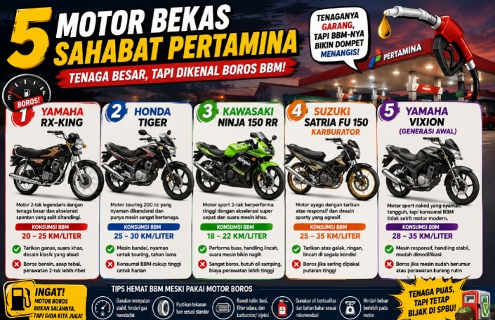 Motor Bekas Ini Boros Bensin Tapi Masih Diburu, Karakternya Bikin Susah Dilupakan