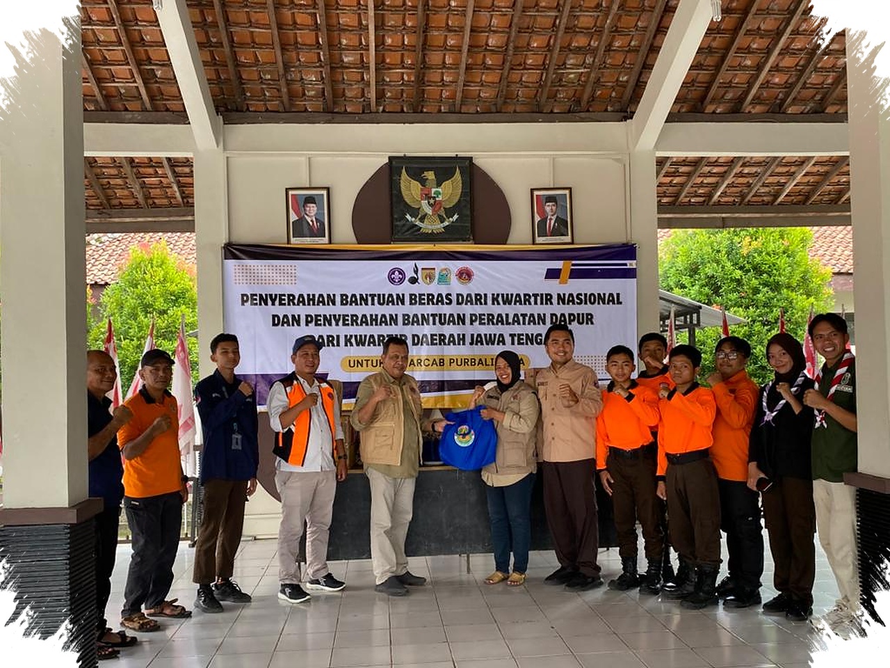 Beras 150 Kilo dan Peralatan Masak Menguatkan Kesiapsiagaan Kwarcab Purbalingga Saat Bencana