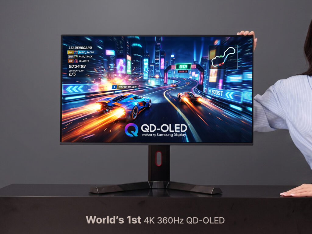 Panel QD-OLED 31,5 Inci Ini Tembus 4K 360Hz, Samsung Display Siapkan Mode 1080p 680Hz