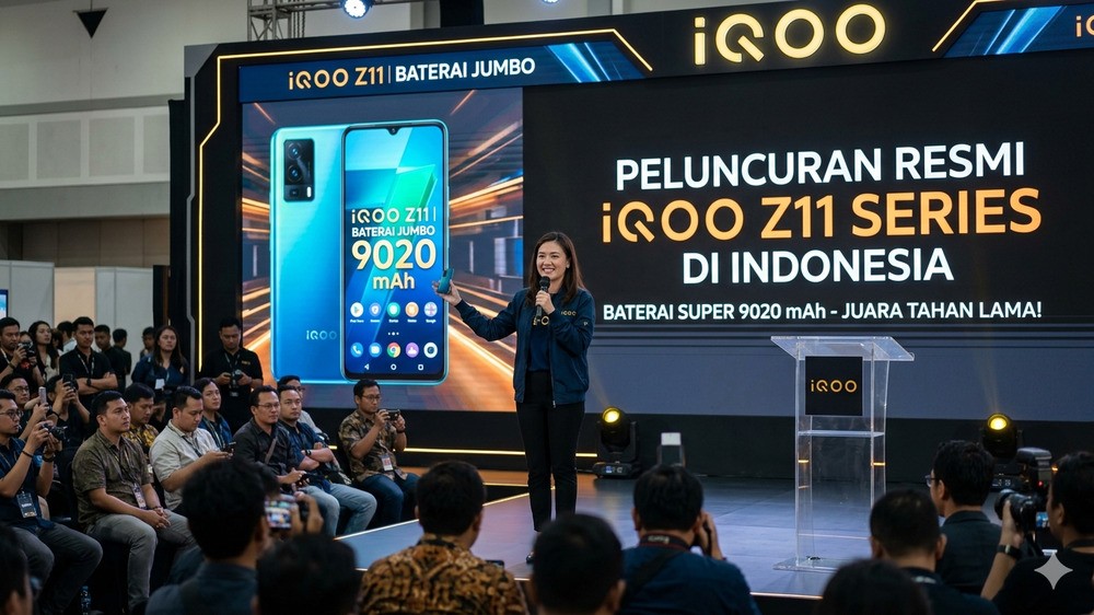 Baterai 9020 mAh iQOO Z11 Ukir Rekor MURI, Tetap Tipis dan Tidak Terlihat Bongsor