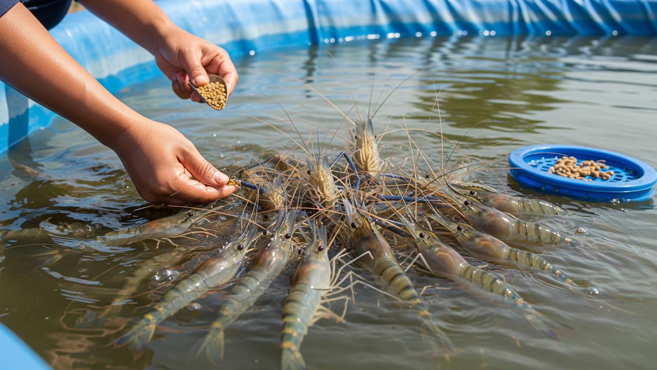 Perawatan Disiplin Bikin Kolam Udang Rumahan Lebih Aman, Modal Terpal Saja Sudah Bisa Jalan