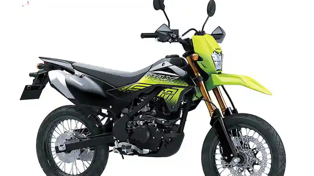 Varian Paling Mahal KLX150 Kini Diisi KLX150 SM SE+, Tampil Lebih Agresif Dengan Roda 17 Inci